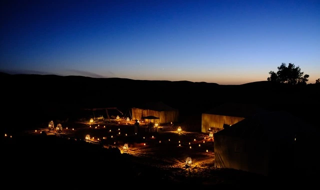 noche en el desierto de marruecos